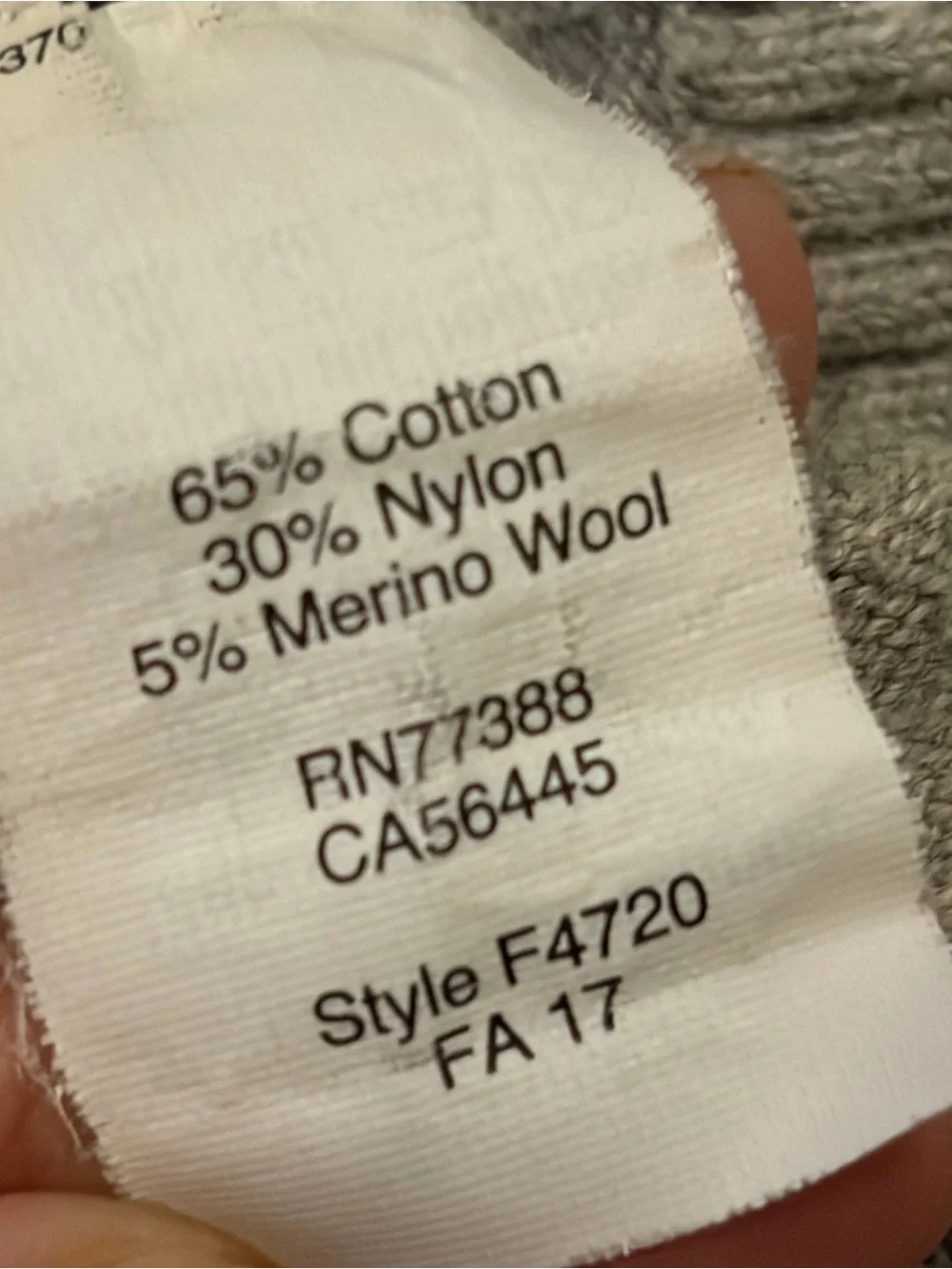 J. Crew Men’s Slim Harbor Cotton 1/4-zip Sweater Sz: Small